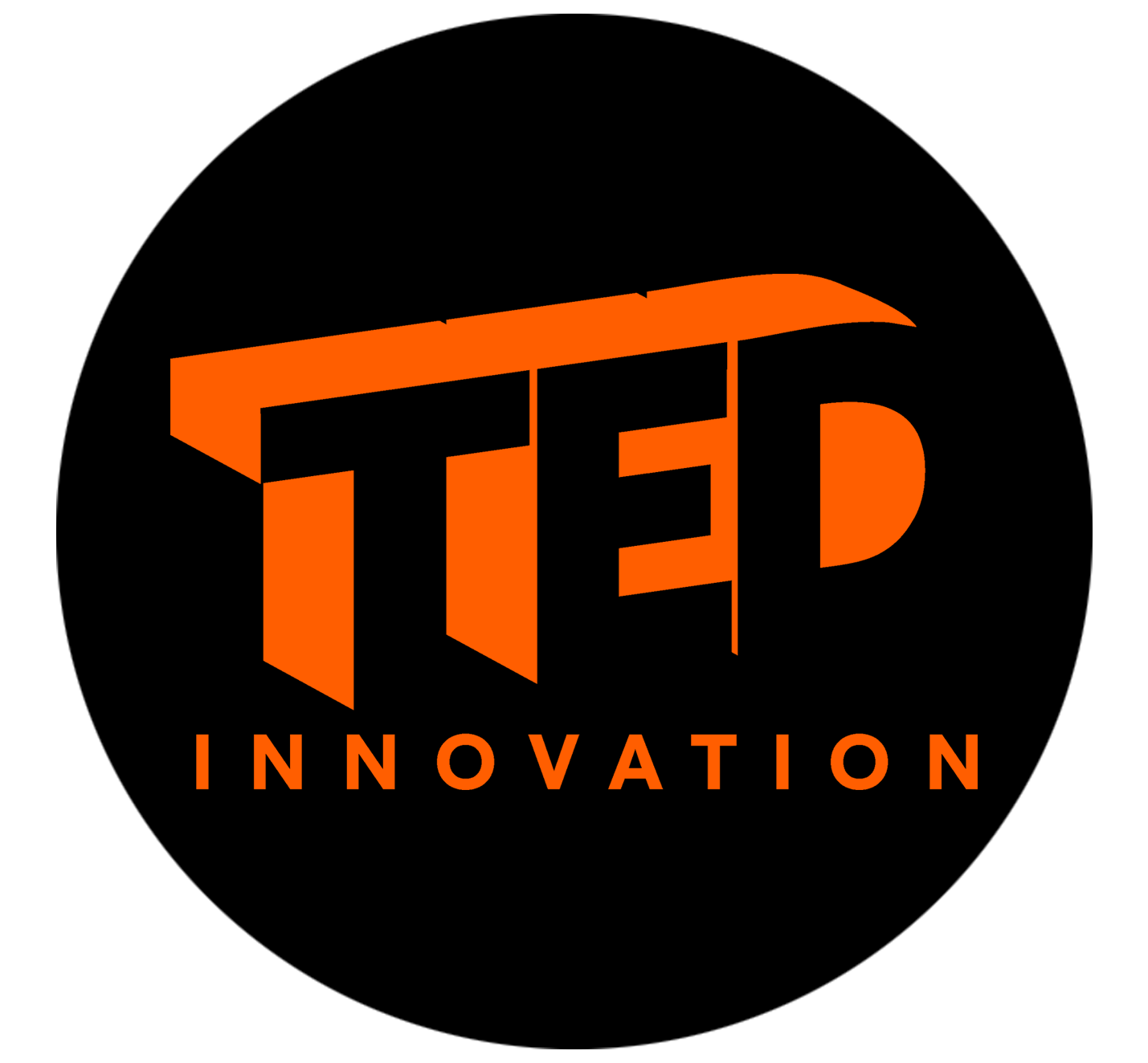 TedInnovation Logo Cirkel Zwart